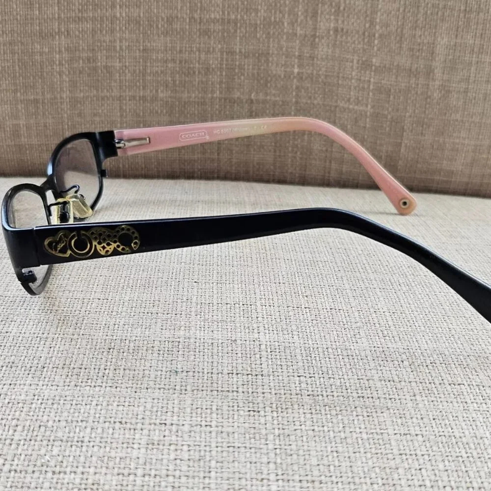 Coach Willow Women Eyeglasses/Glasses Frame Satin Black HC5007 50[]16 135 - Picture 8 of 12